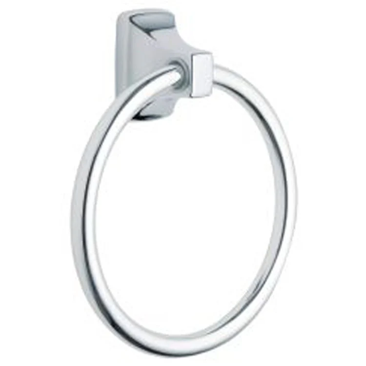 Towel Ring Contemporary 6-1/4 Inch Closed Chrome/Metal - Frankwebs
