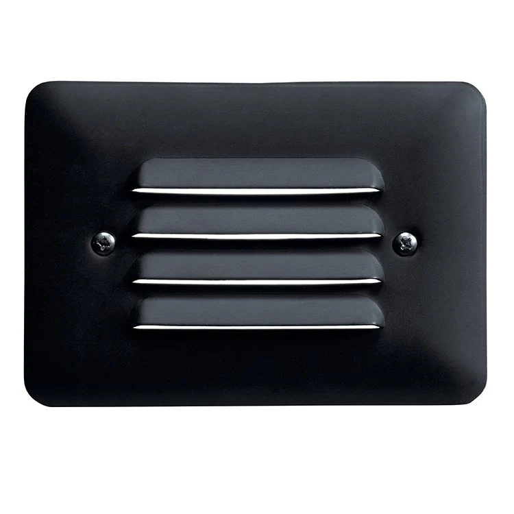 Single-Lamp Outdoor 3000K LED Mini Step Light with Louvers - Frankwebs