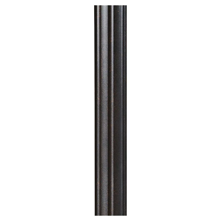 7-Foot Round Fluted Outdoor Lamp Post - Frankwebs