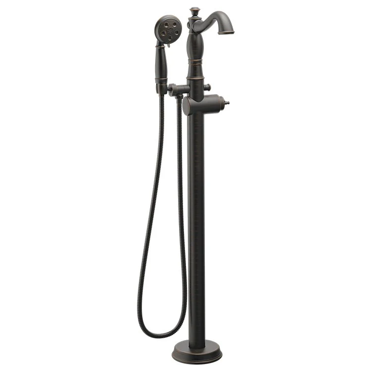 Traditional Single Handle Floor Mount Tub Filler without Handle - Frankwebs