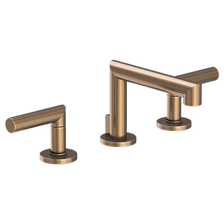 Lavatory Faucet Kirsi Widespread 8 to 20 Inch Spread 2 Lever ADA Oil Rubbed Bronze 1.2 Gallons per Minute Brass Spout Height 3-1/8 Inch - Frankwebs