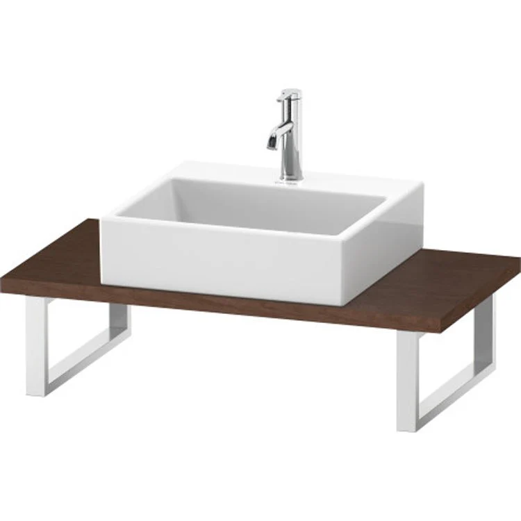Lavatory Console L-Cube Mediterranean Oak Single Basin Compact 31-1/2 x 18-7/8 Inch 1-1/8 Inch - Frankwebs