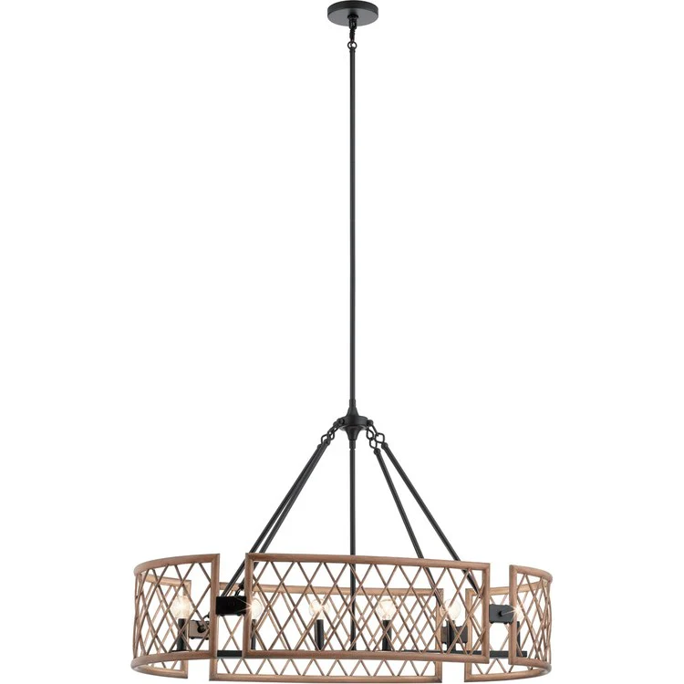 Oana Six-Light Oval Chandelier - Frankwebs