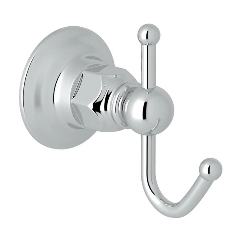 Robe Hook Single Polished Chrome 3-1/2 Inch 4 Inch Wall Mount Metal - Frankwebs