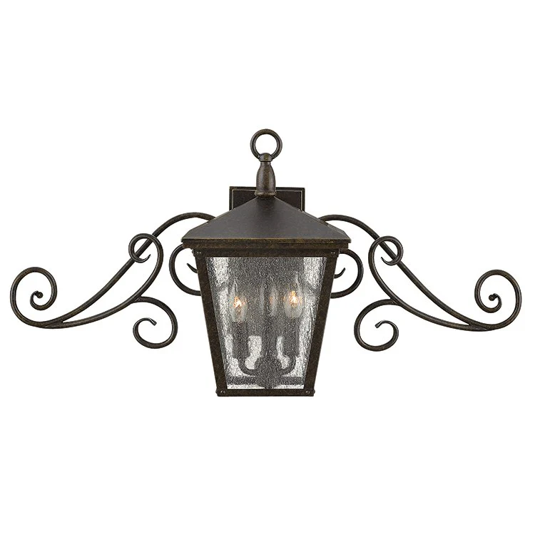 Trellis Three-Light Small Wall-Mount Lantern - Frankwebs