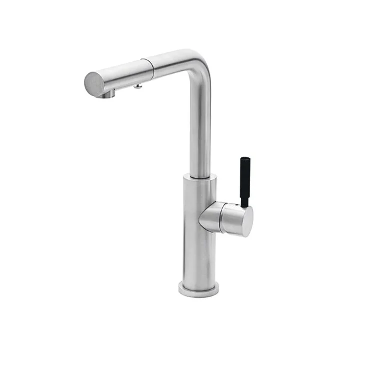Kitchen Faucet Corsano 1 BST Series Lever ADA Polished Chrome Pull-Out Straight Spout Height 12-1/16 Inch 1.8 Gallons per Minute - Frankwebs