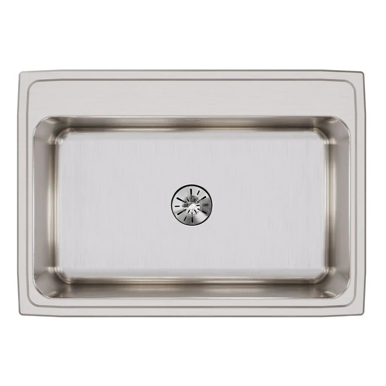 Kitchen Sink Lustertone Classic 31 x 22 Inch Single Bowl with Perfect Drain Lustrous Satin Drop-In 10-1/8 Inch - Frankwebs