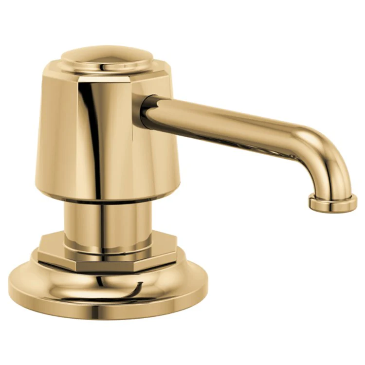 Soap Dispenser Rook Polished Chrome Deck Mount Plastic Metal with Lotion Pump 13 Ounce - Frankwebs