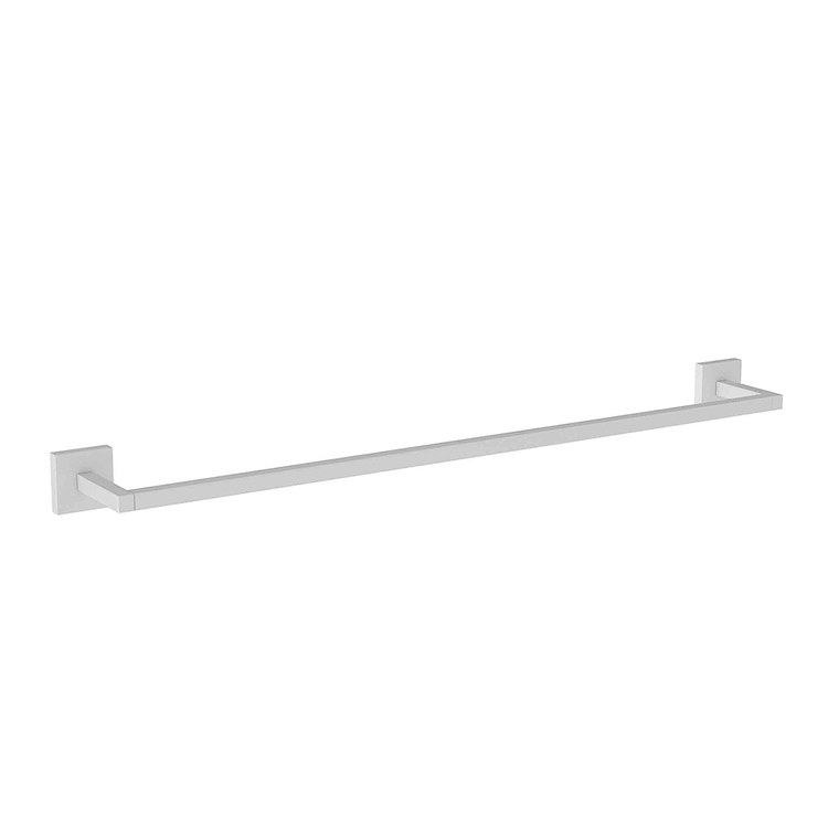 Towel Bar Cube 2 24 Inch Square Plate Flat Black Brass 3-1/4 Inch - Frankwebs