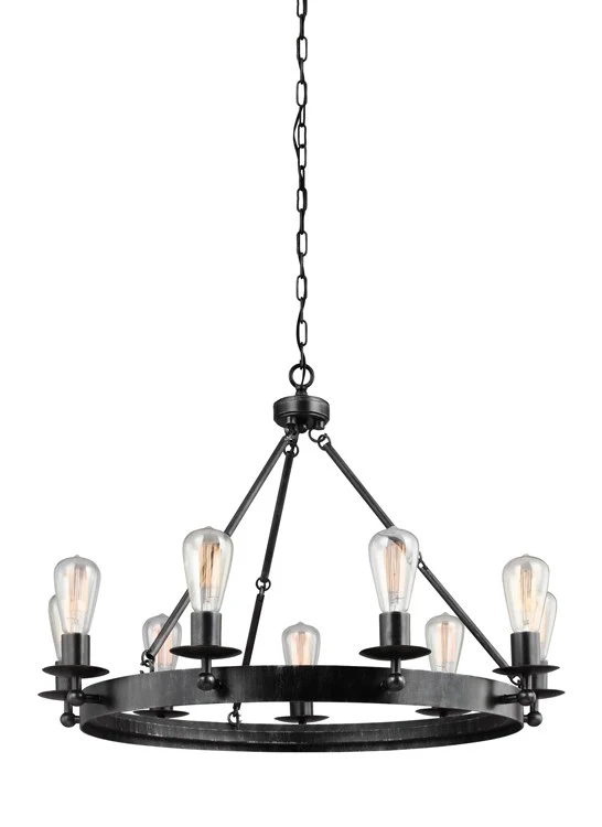 Ravenwood Manor Nine-Light Chandelier - Frankwebs