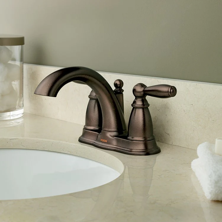 Brantford Two Handle Centerset Lavatory Faucet with Drain - Frankwebs