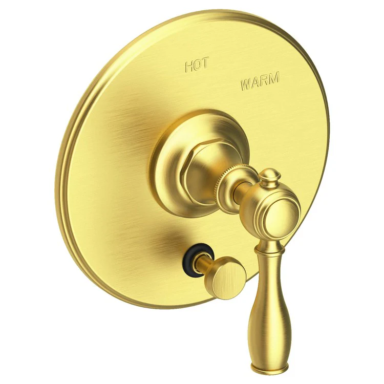 Victoria Pressure Balance Tub/Shower Valve Trim Only with Lever Handle - French Gold PVD - Frankwebs