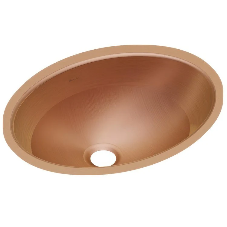 Lavatory Sink CuVerro 18 x 14 Inch Round ADA Lustrous Satin - Frankwebs