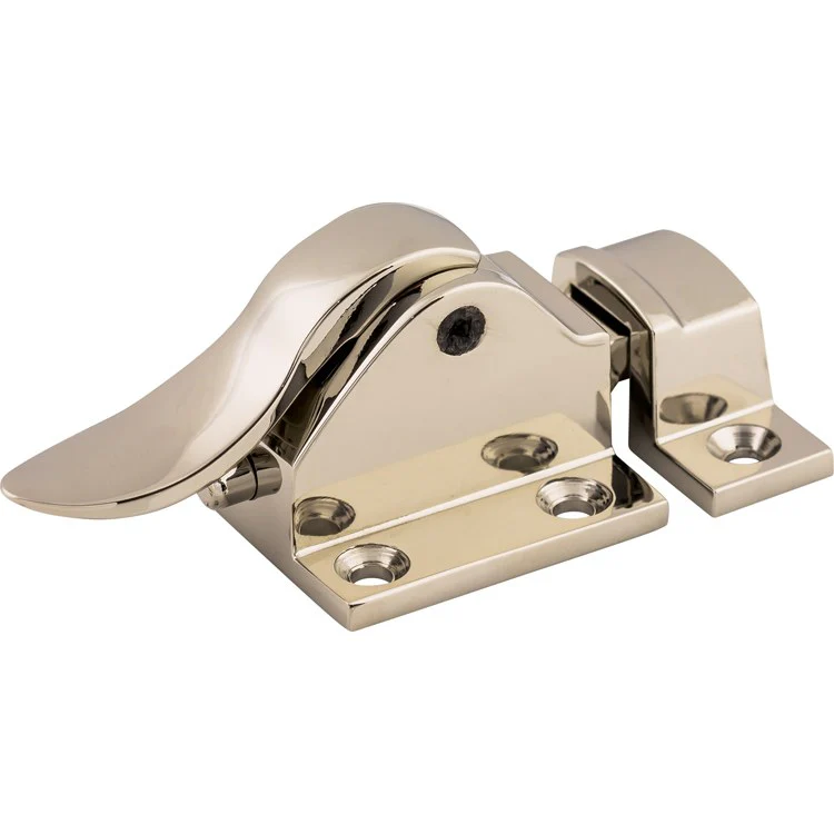 Door Latch Transcend Cabinet Polished Nickel 2 x 1-1/2 x 1-1/8 Inch Zinc Alloy 2 Inch - Frankwebs