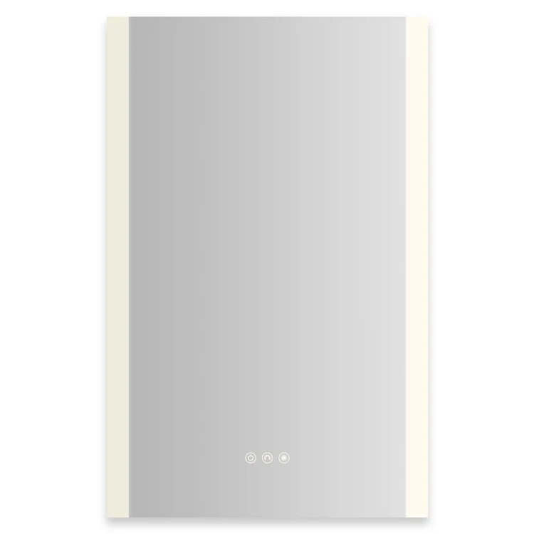 Medicine Cabinet AIO 20 x 30 Inch with Vertical Edge Lighting 1 Doors Triple Mirror Left Hinge - Frankwebs