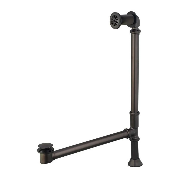 Tub Drain Pivoting 34 x 6 x 3 Inch Polished Brass - Frankwebs