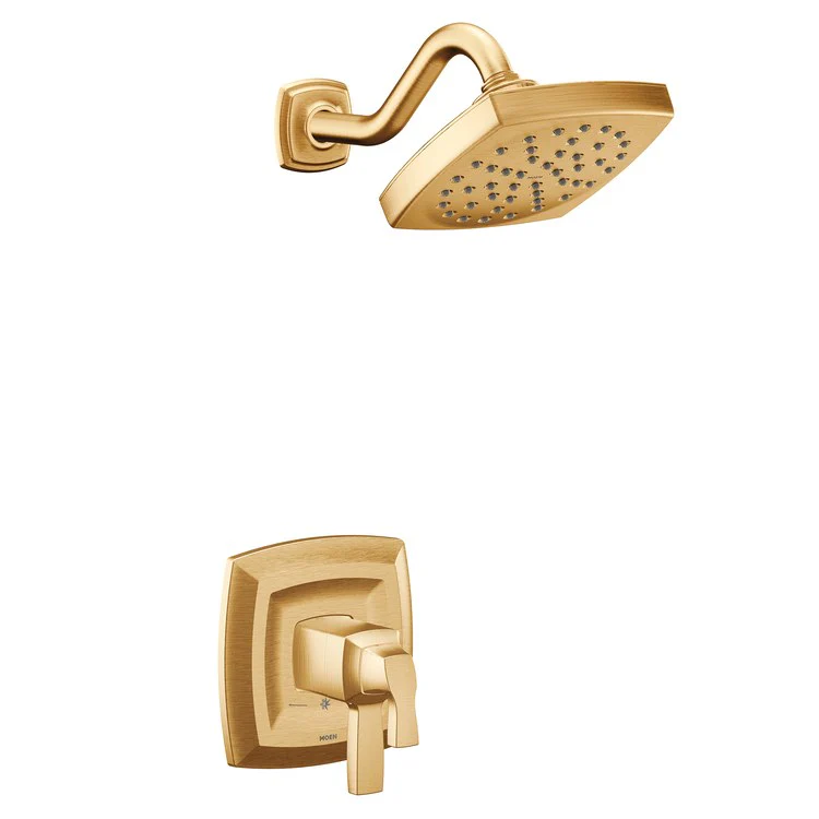 Shower Trim Voss M-Core 4-Series 2 Lever Brushed Nickel WaterSense ADA 1.75 Gallons per Minute - Frankwebs