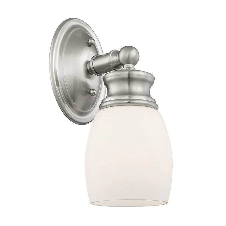 Elise Single-Light Bathroom Wall Sconce - Frankwebs