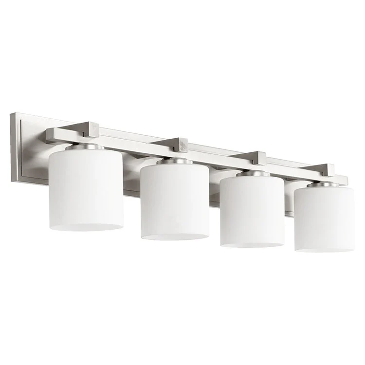 Signature Cylinder Four-Light Bathroom Vanity Fixture - Frankwebs