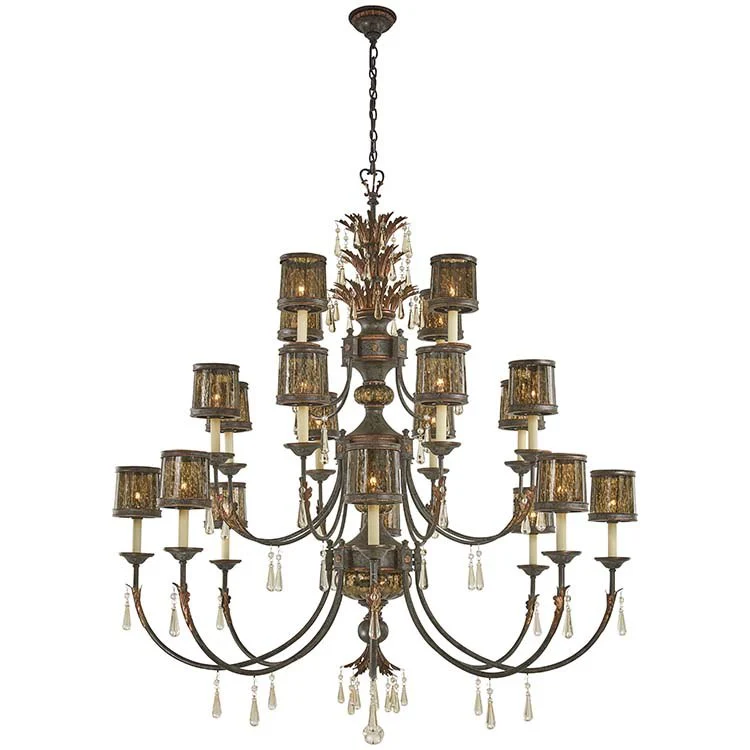 Sanguesa Twenty-Two-Light Three-Tier Chandelier - Frankwebs