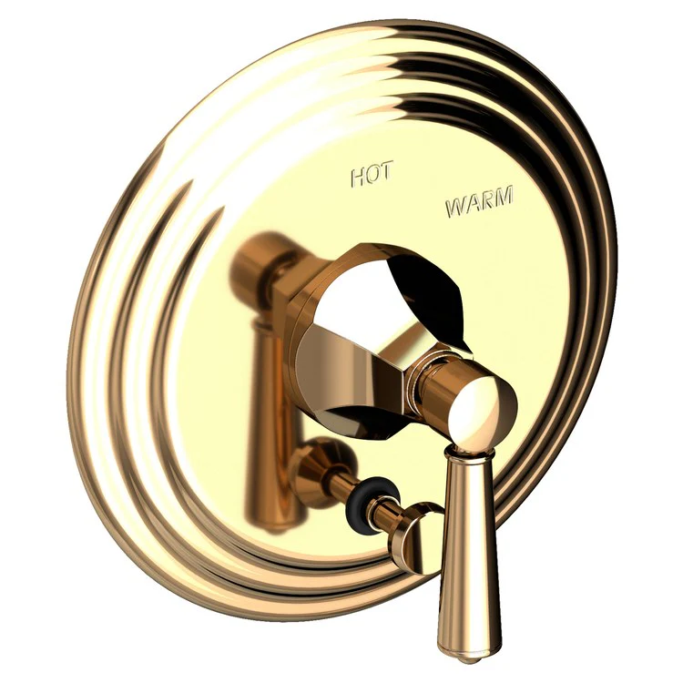 Metropole Pressure Balance Tub/Shower Valve Trim Only with Lever Handle - Midnight Chrome - Frankwebs