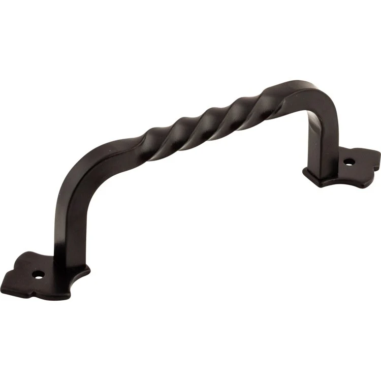 Pull Normandy Fixed Patina Black Steel 4-3/4 Inch 5-7/8 x 1 x 1-2/3 Inch - Frankwebs