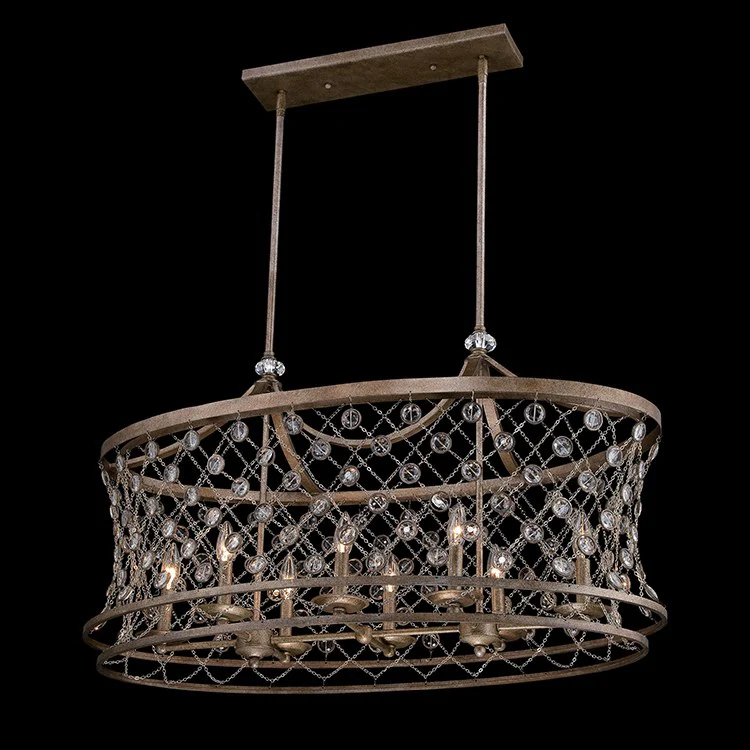 Vel Catena Eight-Light Island Chandelier - Frankwebs