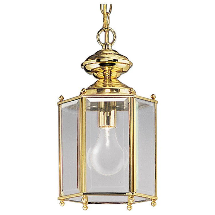 BrassGuard Single-Light Flush Mount Lantern - Frankwebs