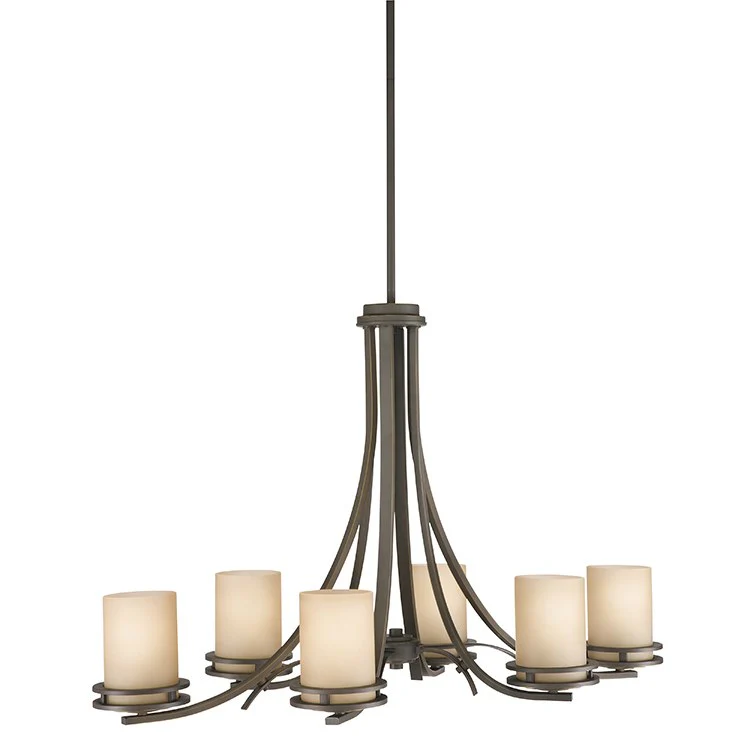 Hendrik Six-Light Oval Chandelier - Frankwebs