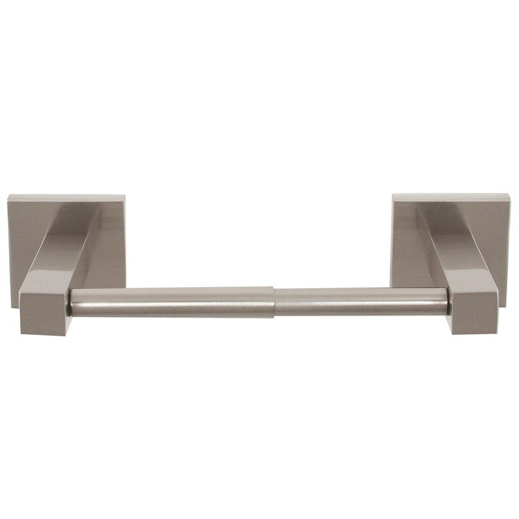 Toilet Paper Holder Contemporary ll Bath Polished Nickel Brass 6-1/4 to 8-3/4 Inch 3-1/16 Inch Wall Mount - Frankwebs