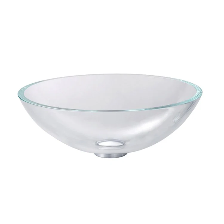 Glass Vessel Sink with Pop-Up Drain and Mounting Ring - Frankwebs