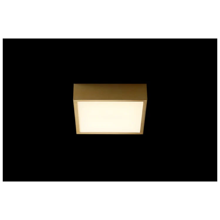 Pyxis Single-Light LED Large Flush Mount Ceiling Fixture/Wall Sconce - Aged Brass - Frankwebs