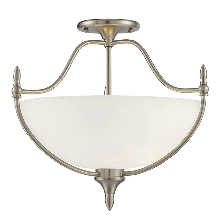 Herndon Three-Light Semi-Flush Mount Ceiling Fixture - Frankwebs