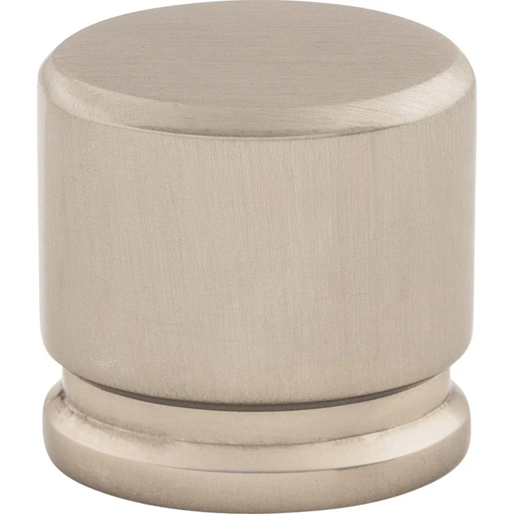Knob Sanctuary Oval Brushed Satin Nickel Zinc Alloy 1-1/8 Inch - Frankwebs