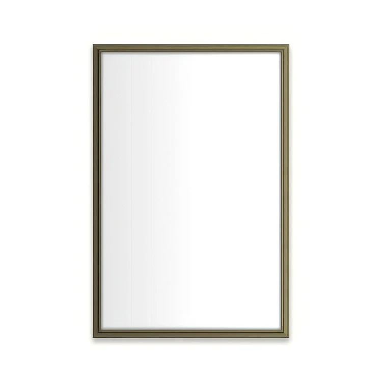 Medicine Cabinet Main Line 20 x 30 Inch 1 Doors Framed Mirror Brushed Black Flat Top Rosemont Frame Slow Close Hinges 4 Inch - Frankwebs