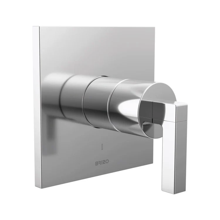 Pressure Balance Valve Trim Frank Lloyd Wright Square Less Handle Brilliance Polished Nickel ADA - Frankwebs