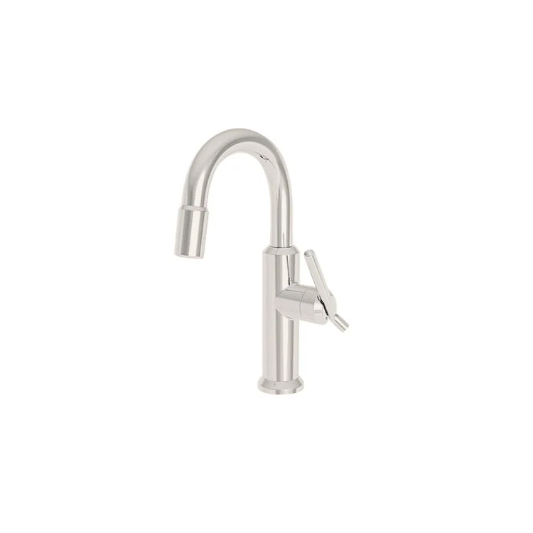 Bar Faucet Jeter 1 Lever ADA Flat Black Pull Down Swivel Brass Spout Height 8-2/3 Inch 1.8 Gallons per Minute - Frankwebs