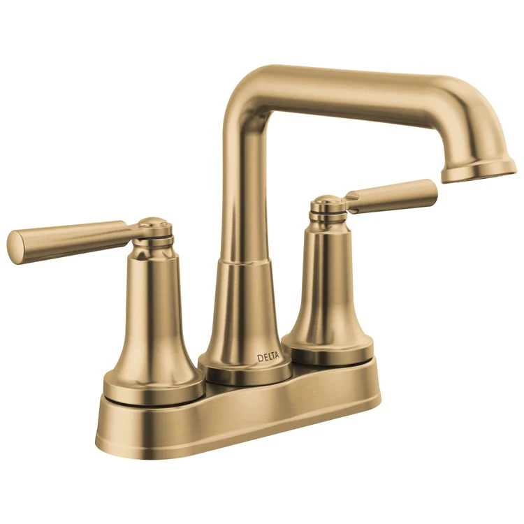 Lavatory Faucet Saylor Centerset 2 Lever ADA WaterSense Brilliance Champagne Bronze 1.2 Gallons per Minute - Frankwebs