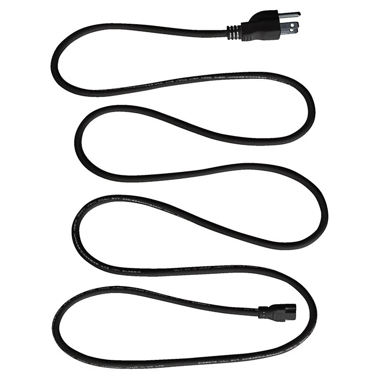 Power Cord 72 Inch Black - Frankwebs