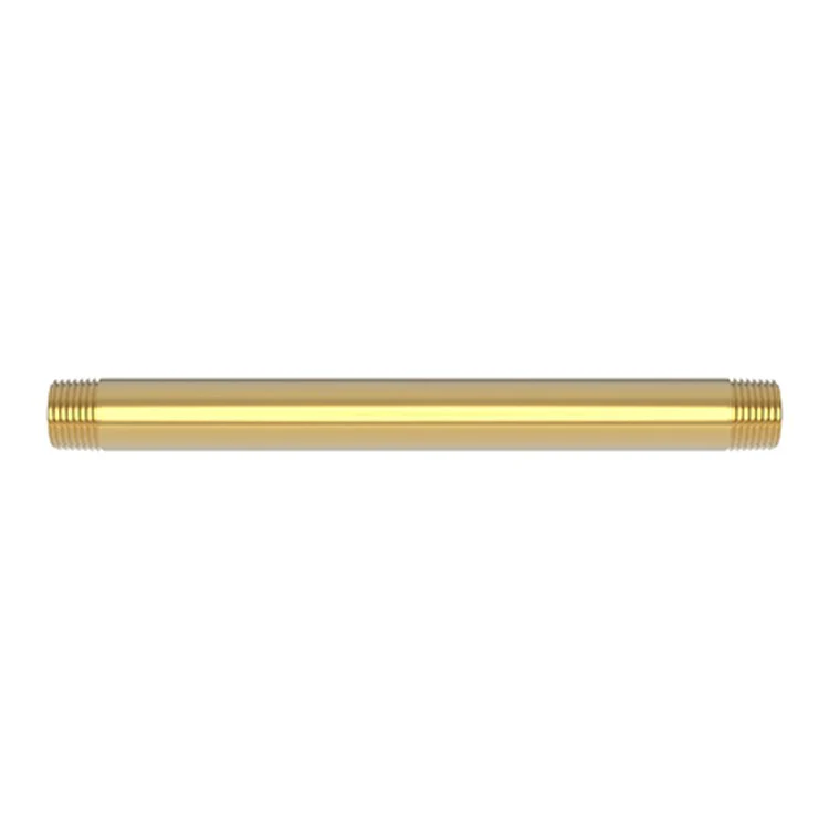 Shower Arm Polished Brass Uncoated Living 8 Inch 1/2