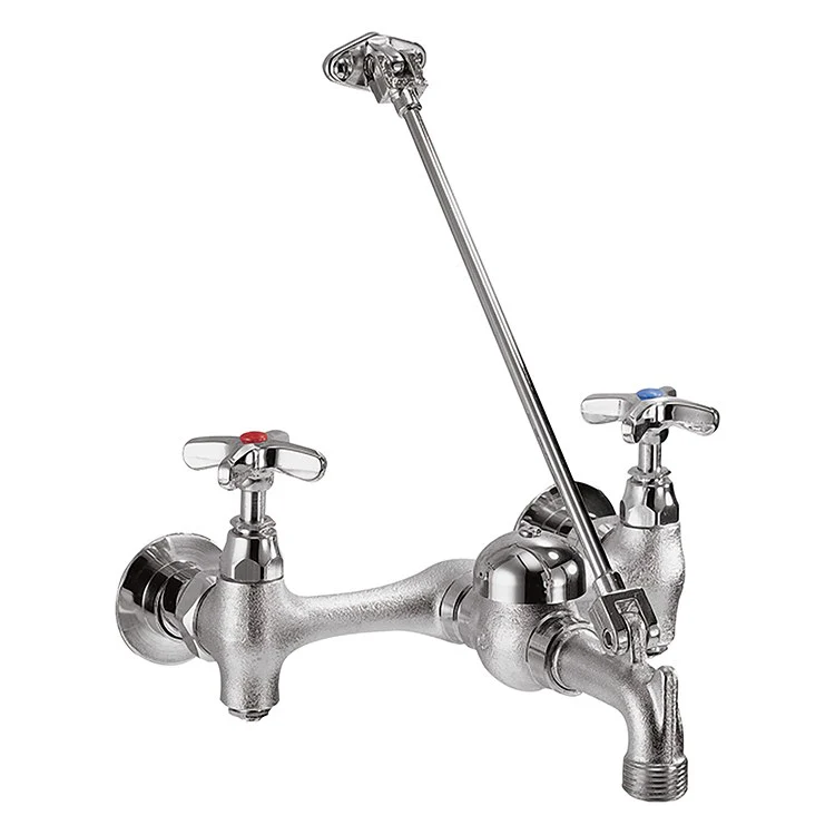 Teck Commercial Two Handle Wall-Mount Service Sink Faucet - Frankwebs