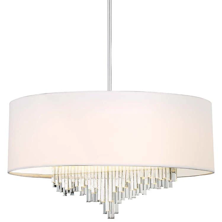 Crystal Cascade Single-Light LED Chandelier - Frankwebs