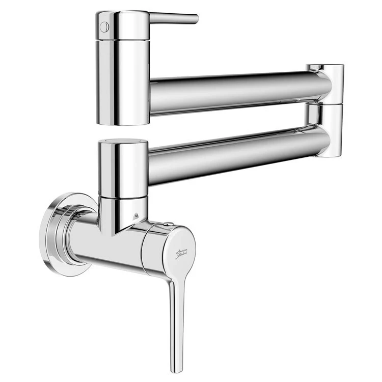 Studio S Wall-Mount Pot Filler Kitchen Faucet - Matte Black - Frankwebs