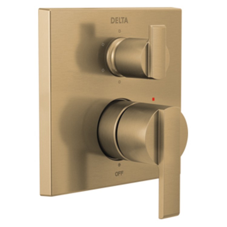 Angular Modern Monitor 14 Series Pressure Balance Valve Trim with Six-Function Diverter - Frankwebs