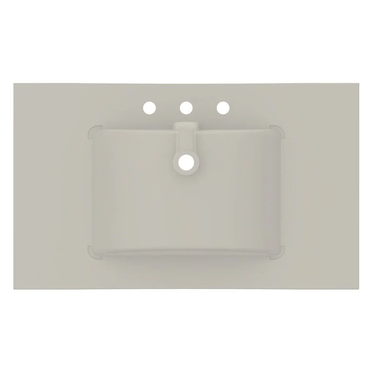 Vanity Top Ceramic Top Centerset 37 x 22 Inch White 8 Inch Spread Ceramic 3 Hole 1-4/5 Centimeter - Frankwebs