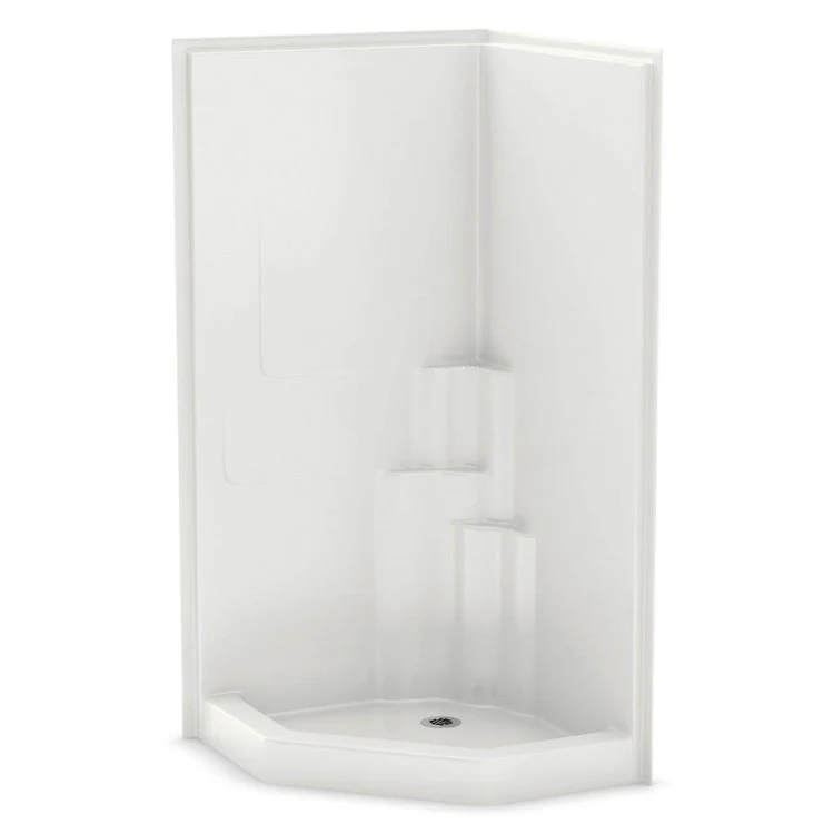 Shower Module 37-3/4 x 37-3/4 x 78 Inch AcrylX White 1 Pieces - Frankwebs