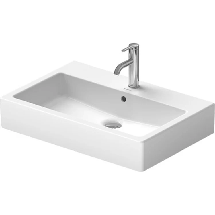 Lavatory Sink Vero Ground with Overflow 27-1/2 x 18-1/2 Inch Rectangle White 1 Hole - Frankwebs