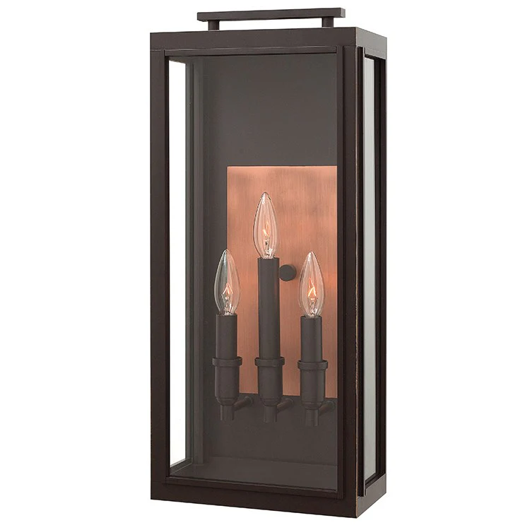 Sutcliffe Three-Light LED Large Wall-Mount Lantern - Frankwebs