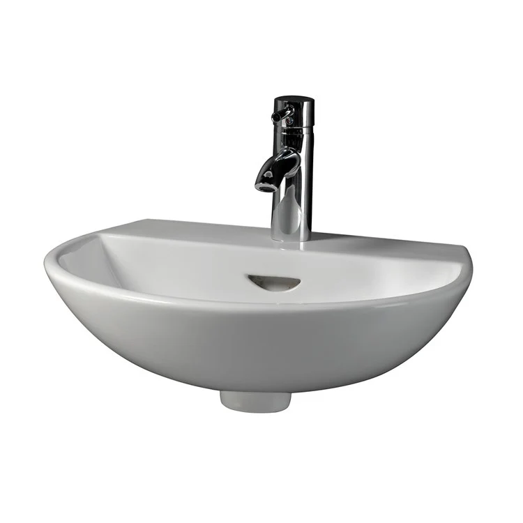 Lavatory Sink Reserva 550 Wall Hung 21-3/4 Inch White - Frankwebs