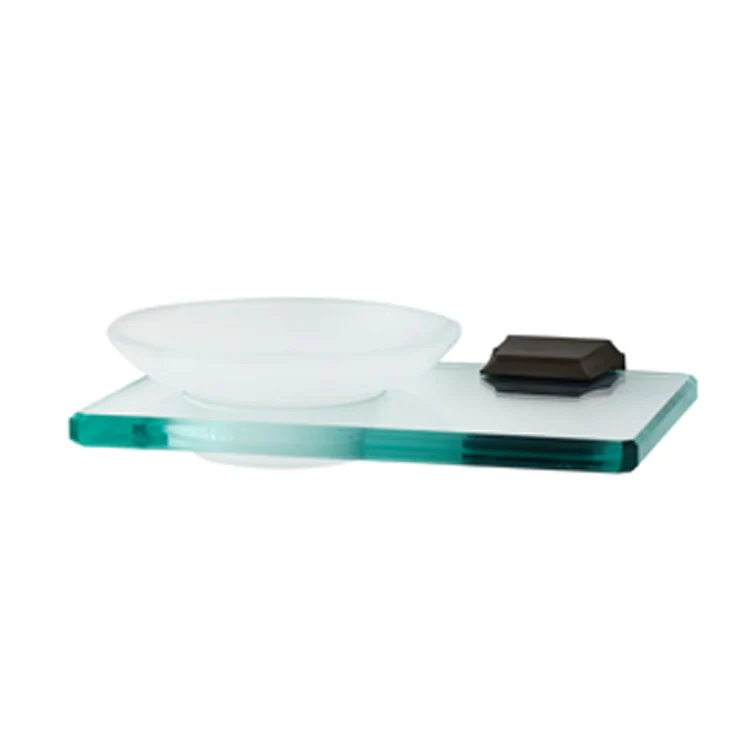 Soap Dish Geometric Bath Unlacquered Brass Concealed Wall Mount 4-5/8 x 6-3/4 Inch - Frankwebs